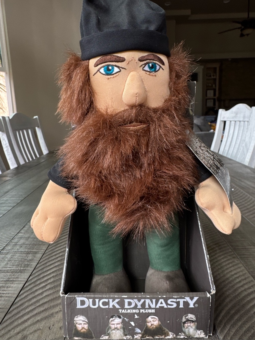 Duck Dynasty - Jase Robertson Plush A&E Bearded Lumberjack Redneck Doll (NWT)